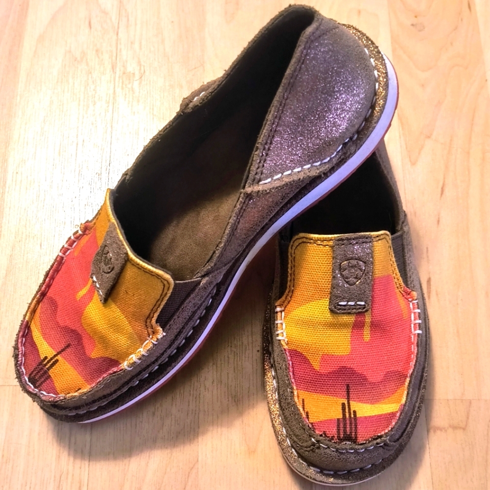 Ariat Cruisers Orange Sunset size 7B